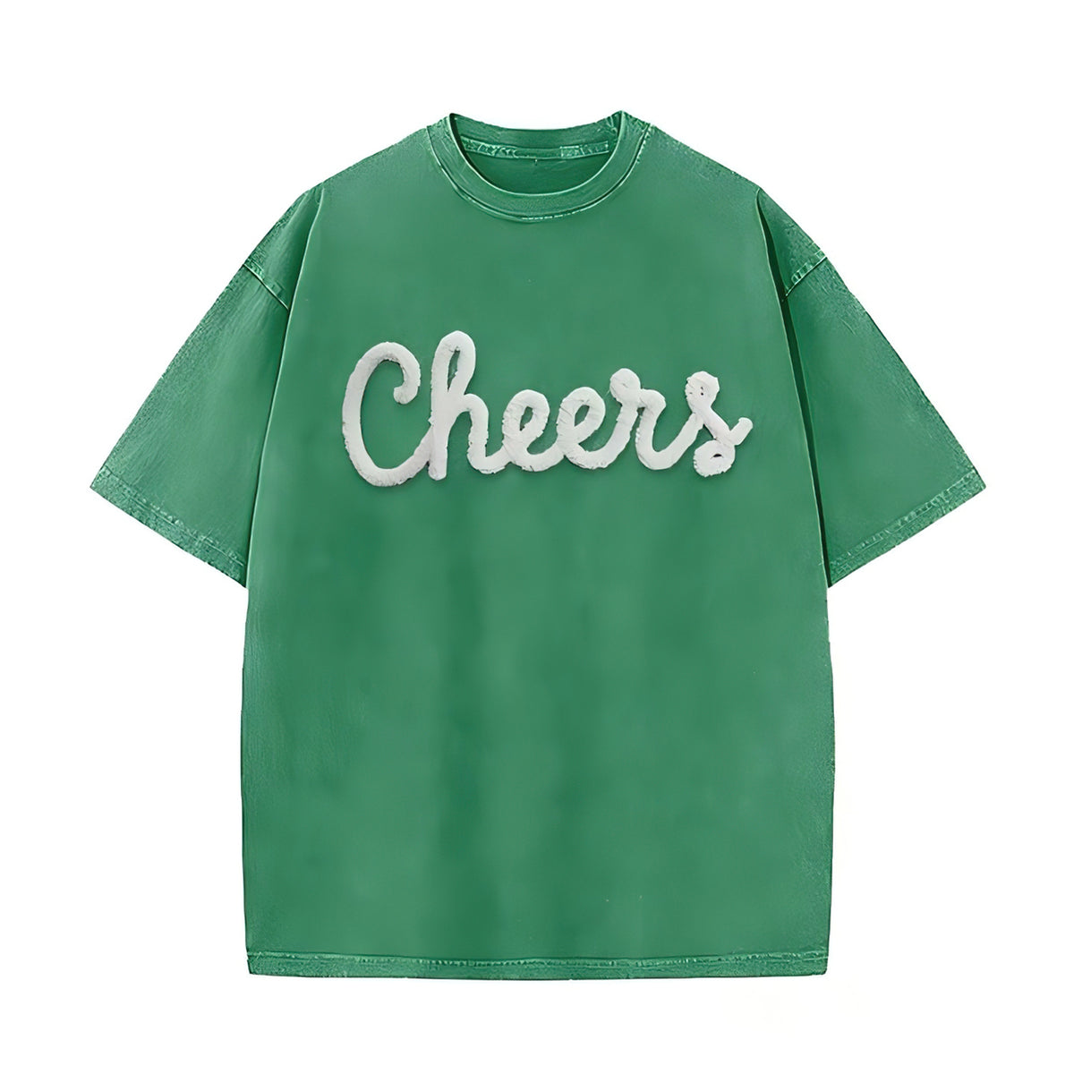 Personalized Chenille YARN EMBROIDERED Game Day Washed T-shirt
