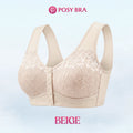 Posy Bra - Front Closure Breathable Cotton Lifting Bra for Seniors