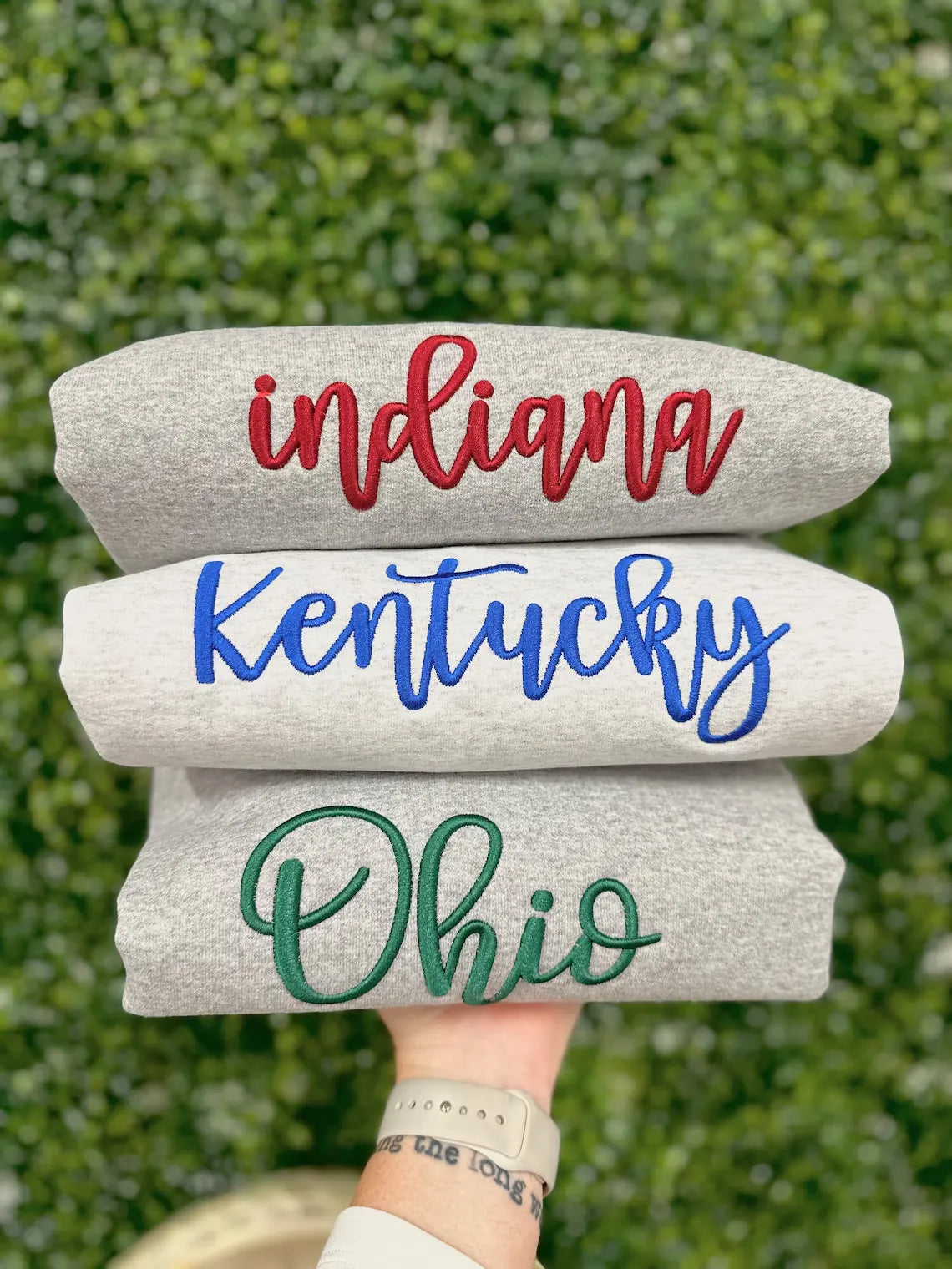 🏈Custom 3D Embroidery Sweatshirt/T-shirt/Hoodie