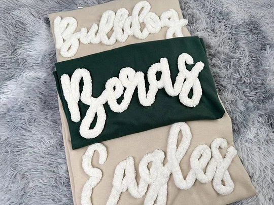(Babies & Youth) Personalized Chenille Embroidered Sweatshirt