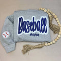 Personalized Baseball Mom Glitter Sweatshirt, Hoodie & T-Shirt