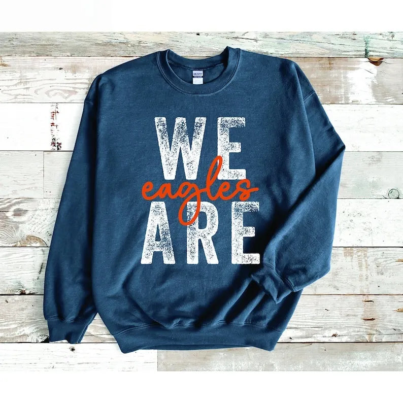 Personalized School Team Mascot Sweatshirt, Custom School Spirit Shirt, Matching Team Shirts