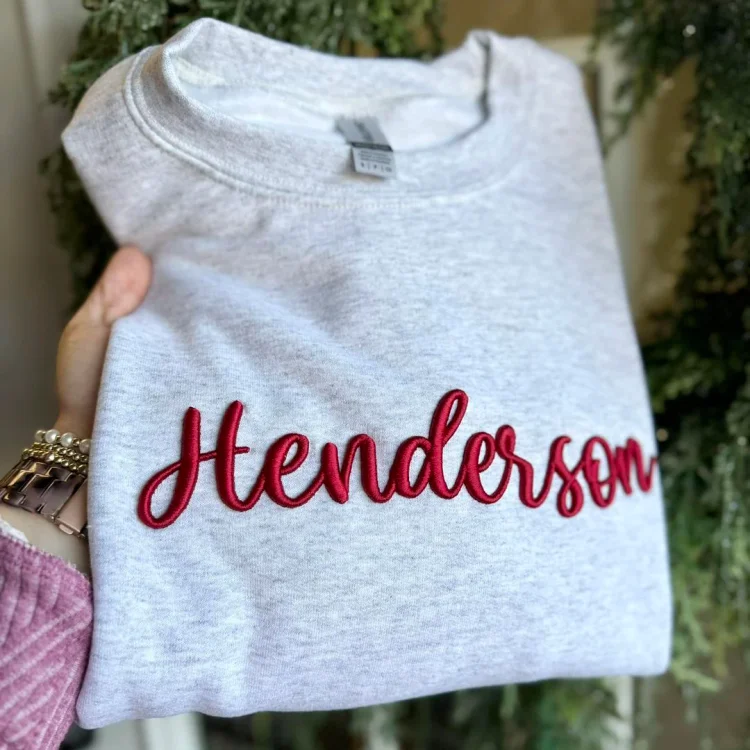 🏈Custom 3D Embroidery Sweatshirt/T-shirt/Hoodie