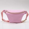 Personalized Fanny Pack Kids Nylon Fanny Bag with Chenille Name Patch Custom Nylon Fanny Pack