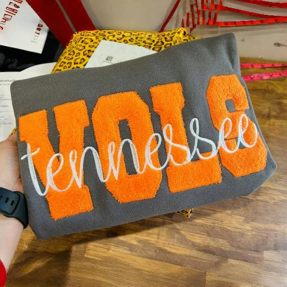 Custom Applique patch sweatshirt