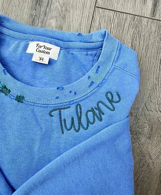VINTAGE CUSTOM Classic Football Crewneck Sweatshirt 🏈👕
