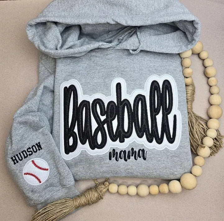 Custom Text Glitter Sweatshirt , Personalized Mama Sweatshirt with Sporty Bow , Add Your Message Here , Gift for Sports Lovers