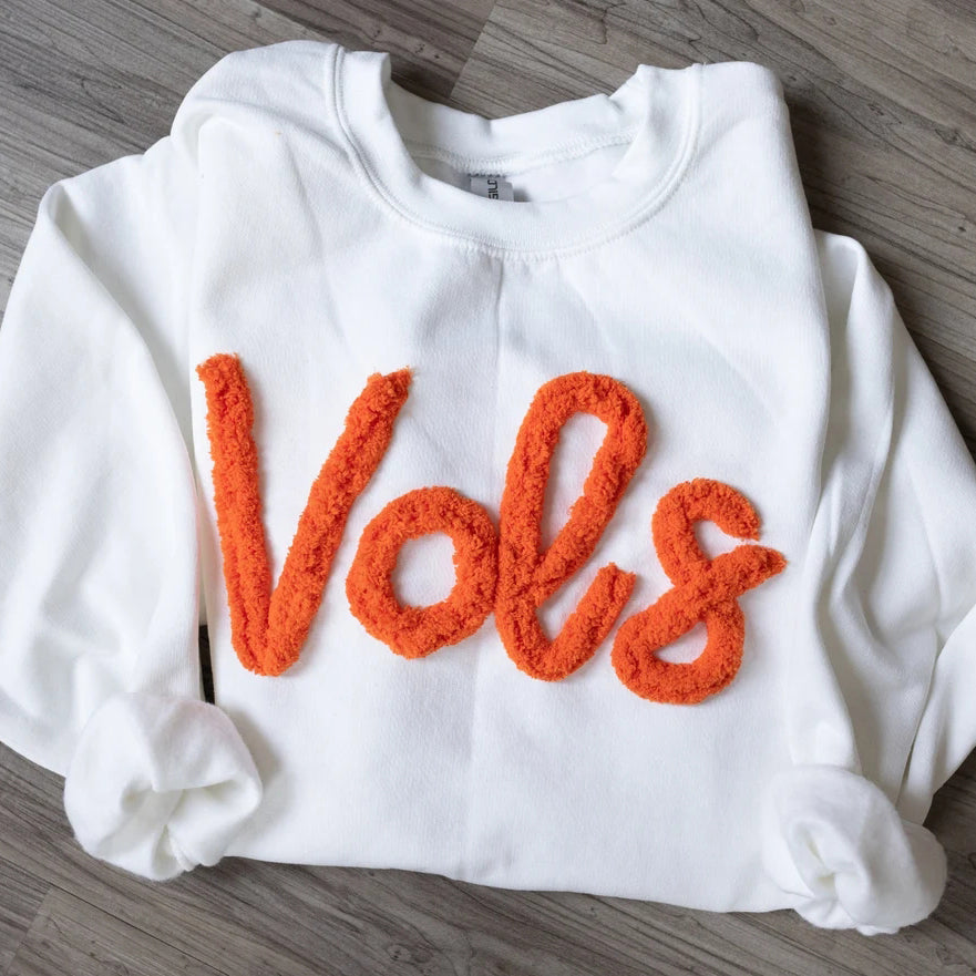 (Babies & Youth) Personalized Chenille Embroidered Sweatshirt
