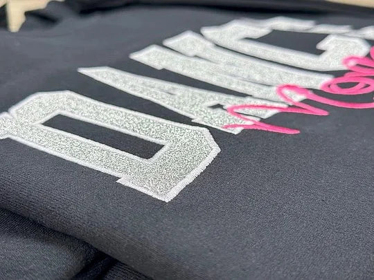 Custom Embroidered Glitter Cheer Mom T-shirt & Sweatshirt, Cheer Mom Gift