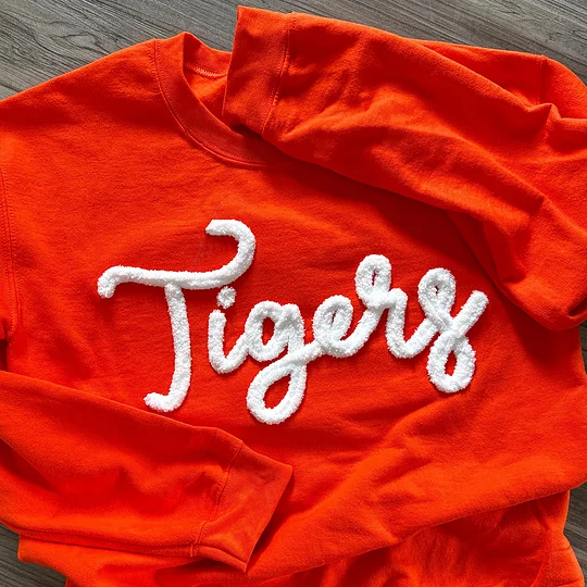 (Babies & Youth) Personalized Chenille Embroidered Sweatshirt