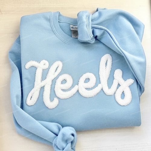 Basketball Season Custom Chenille Sweatshirt – Add Your Team Name or Game Day Text