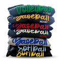 Custom 3D Puff Embroidered Baseball Softball Mom Sweatshirt