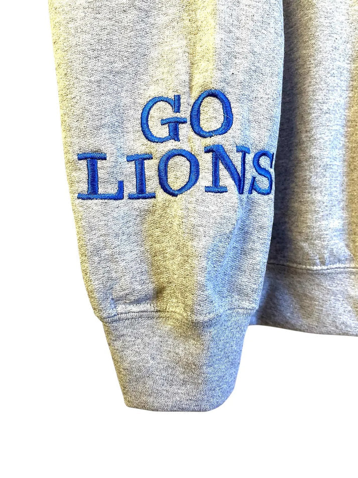 Custom Glitter Embroidered Two Tone Sweatshirt